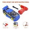 MEIGO Take Apart Toys - STEM Learning Dinosaurs Racing Car Playset w/Electric Drill Construction Engineering Building Tool Set Gift for Kids 3 4 5 6 Year Old Boys Girls