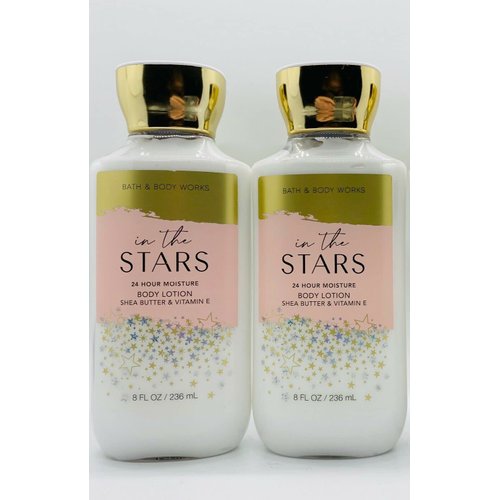 Bath and Body Works Super Smooth Body Lotion Sets Gift For Women 8 Oz -2 Pack (In The Stars))