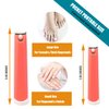 No Splash Nail Clippers Set, Best Gifts for Women Men Mom Dad Girl Boy Seniors, Stainless Steel Nail Care Kit with Nail File, Toenail Fingernail Acrylic Nail Cutter with Catcher 2PCS Orange
