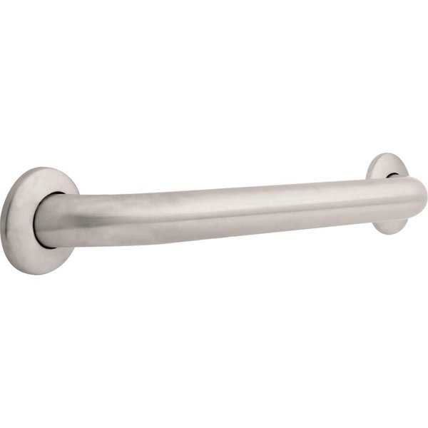 Delta Faucet DF5618SS Wall Mounted 18" x 1-1/2" Concealed Mounting Bathroom Safety Grab Bar