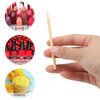 100pcs Disposable Bamboo Handle Lip Brushes Lipstick Lip Gloss Wands Applicator Makeup Tool