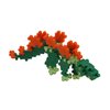 Plus Plus 3D Dinosaur Figure Building Block Set, 70 Mini Interlocking Puzzle Pieces, Fun Stem Toys for Kids - Stegosaurus Maker Tube