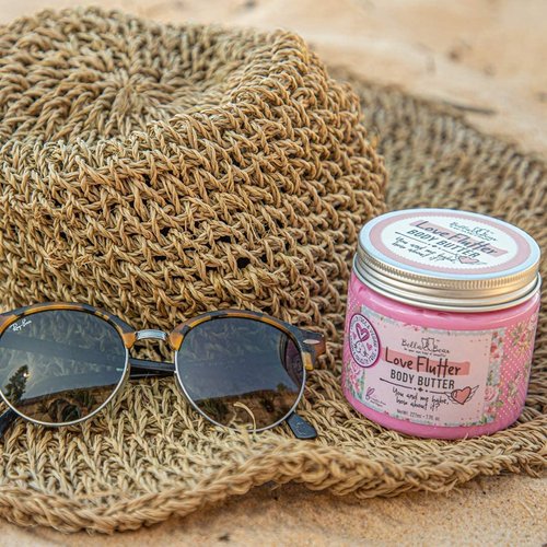 Bella & Bear Love Flutter Body Butter - Hydrating Cream for Soft, Smooth Skin | Perfect for Stretch Marks & Scars | 6.7oz of Nourishing Love