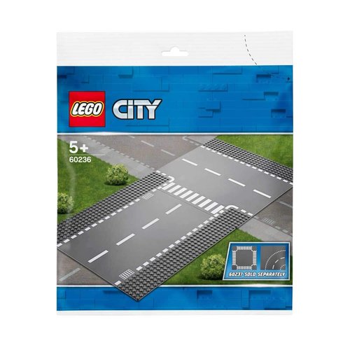 City Supplementary Straight & T-Junction Toy Train Tracks for Kids