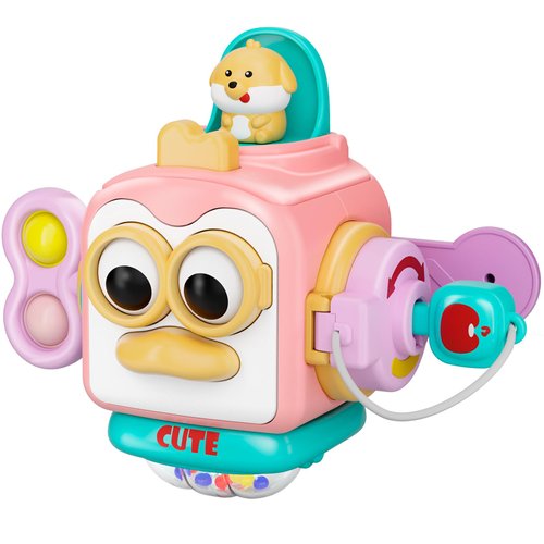 OSIMILY Montessori Toys 1 Year Old,Toys for 1 Year Old Girl, Busy Cube Toddler Girl Toys, Travel Sensory Toys for Toddlers 1-3, Toys for Girls to Learn Fine Motor Skills, Birthday Gifts for Girls