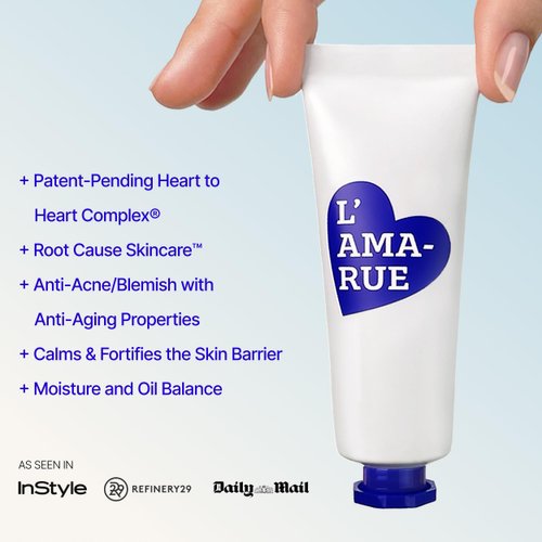 L'AMARUE Face Moisturizer Cream - Root Cause Skincare™ in an Effortless Do-All Essential 1.7oz: Oil-Balancing Acne & Scar Cream | Helps Improve the Appearance of Fine Lines | Vegan, Clean Skincare