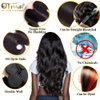 QTHAIR 14A Grade Brazilian Body Wave Human Hair Bundles (22",100g,Natural Black)100% Unprocessed Virgin Body Wave Human Hair Weave Brazilian Body Wave Virgin Hair Extensions