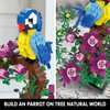 TG BLOCKS Micro Brick Flower Parrot Toy Building Sets, Home Decor and Office Art Creative Gift, DIY Plant Model for Adults, for Teens Ages 8+ Kids