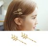 inSowni 30 Pack/15 Pairs Light Gold Retro Vintage Metal Bobby Pins Hair Clips Barrettes Accessories for Women Girls