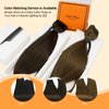 Full Shine Sew In Hair Extensions Real Human Hair 22 Inch Weft Extensions Real Remy Hair Color #2 Dark Brown Double Weft Full Head Set Straight Hair Weaves 105 Grams Hair Weft Bundles Straight Hair