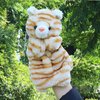 Plush Cat Hand Puppet Interactive Animal Toys for Role Play Storytelling Preschool Teaching Gifts for Kids Boys Girls