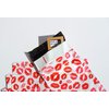 Lips Poly Mailers Red Kiss for Make Up Lip Gloss LipStick Self Sealing Envelope Wide Lip Print Waterproof Shipping | Pack of 25 | Size 10 x 6.75 inches