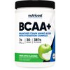 Nutricost BCAA + Hydration Powder (Green Apple) 30 Servings - Branched Chain Amino Acids with Hydration Complex - Gluten-Free, Non-GMO