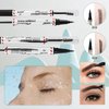JOSURBEAUTY 2-in-1 Eyebrow Pencil with Sealing Glue - All Day Makeup, Waterproof eyebrow,Double Ended, Medium Brown