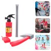 1 Set Children Firefighter Role Play Fireman Gear Costume Helmet Tools Water Extinguisher Pretend Play Props Kids Ages Up
