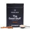 For Wellness The Good Stuff Performance Coffee Supplement- Non-Dairy Coffee Creamer Powder w/Collagen, MCT, L-Theanine & Cinnamon - Healthy Coffee Add-in for Energy & Focus