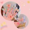 6 PCS Colorful Moving Butterfly Hair Clips Non-Slip Clips Cute Barrettes Hair Accessories for Teens Women Girls 078-#06