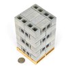Acacia Grove Mini Cinder Blocks with Pallet, 1/12 Scale (48 Pack)