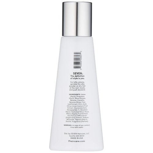 SEVEN Hair Care Cubica LOFT Volumizer Texture Powder for Men & Women Translucent Formula, Volumizing Hair Styling Powder with Antioxidants Green Tea & Tapioca for All Hair Types, Made in USA, 0.7 oz.