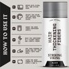 Striking Viking Hair Fibers for Thinning Hair - Hair Building Fibers (Black) 28g - Naturally Derived Formula - Long Lasting Hair Powder for Undetectable, Thicker Looking Hair for Men & Women