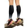 Compression Calf Sleeves Men & Women - Shin Splint Compression Sleeve 20-30mmhg, Best Footless Compression Socks for Achy Calf, Running, Nurses, Pregnancy, Post-Surgery Relief (1 Pair BLK-GRY S/M-M/L)