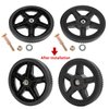 Parts Camp Wheel kits 6 inch Wheels for Push Mower(Set of 2)