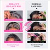 Glueless Bob Wigs Human Hair Pre Plucked Pre Cut Deep Wave Short Curly Human Hair Wigs Wear and Go Glueless Wigs 180% Density Lace Front Wigs for Black Women 4x4 Lace Closure Human Hair Wig 10 Inch