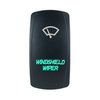 Laser Backlit Green Rocker Switch Windshield Wiper 20A 12V On/Off LED Light STV Motorsports