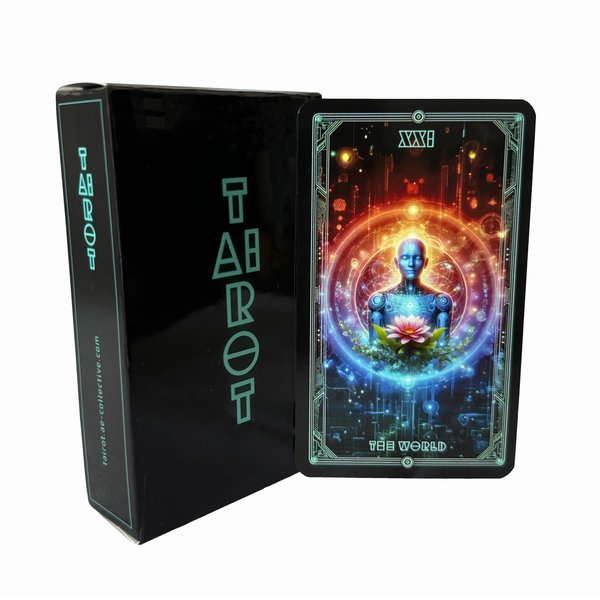 Generic Robots & Cyborgs Tarot Deck, tairot by AE Collective, Limited Edition AI generated Deck