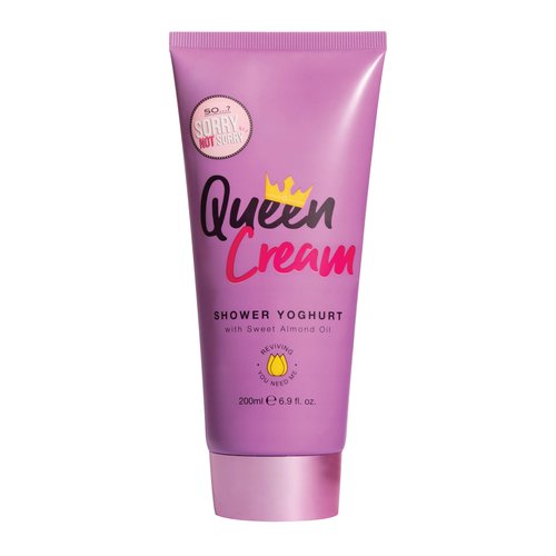 So...? Sorry Not Sorry Queen Shower Yoghurt - Infused with Shea Butter and Vanilla Bean - Soothing and Refreshing Shower Gel for Women - 6.9 oz