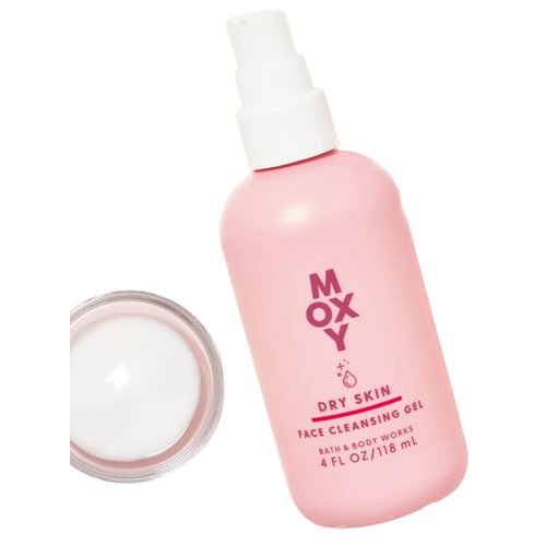 Generic Bath + Body Works Moxy Face Cleansing Gel for Dry Skin, 4 ounces.