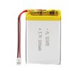 AKZYTUE 3.7V 1000mAh 523450 Lipo Battery Rechargeable Lithium Polymer ion Battery Pack with JST Connector…