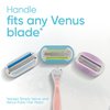 Gillette Venus Extra Smooth Pink Women's Razor Handle + 4 Blade Refills, Holiday Gifts for Women