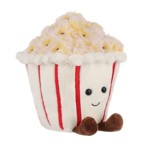 Apricot Lamb Popcorn Plush Stuffed Animals for Kids, Soft Cute Plush Toys for Baby Girl and Boy, Fluffy Popcorn 7.9 Inches