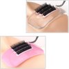 Honbay 2pcs Clear and Pink Silicone False Lashes Holder Pads Lash Holder
