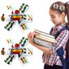 Back to School Bow Hair Clips Welcome Back to School Hair Clips Cute Apple Book Bow Clips for girls Alligator Clips for First Day of School Kindergarten Hair Accessories 2Pcs (Apple Books)