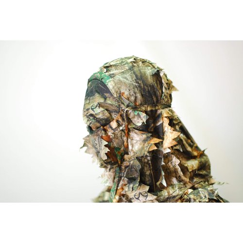Titan 3D Camouflage Leafy Face Mask - One Size Fits All Hunting Gear, Full Face Mask with Real Tree Edge Pattern, to Pair with Ghillie Camo Suit, Designed for Turkey Hunting, Stalking Game and More