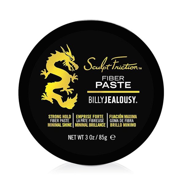 Billy Jealousy Sculpt Friction Fiber Hair Paste for Men, Adds Volume & Texture with Touchable Hold & Low Shine, Hair Product for Fine or Thinning Hair, 3 Oz