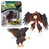 Forest & Twelfth 4" Transforming Jungle Animal Toy Small - Unique Action Figure for Kids, Eagle-to-Robot and Vice-Versa in Seconds, Great Gift for Boys and Girls (4" Eagle)