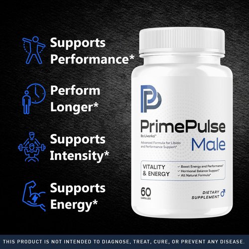 (2 Pack) Prime Pulse Capsules - Advanced All Natural Premium Formula, 120 Capsules for 2 Months