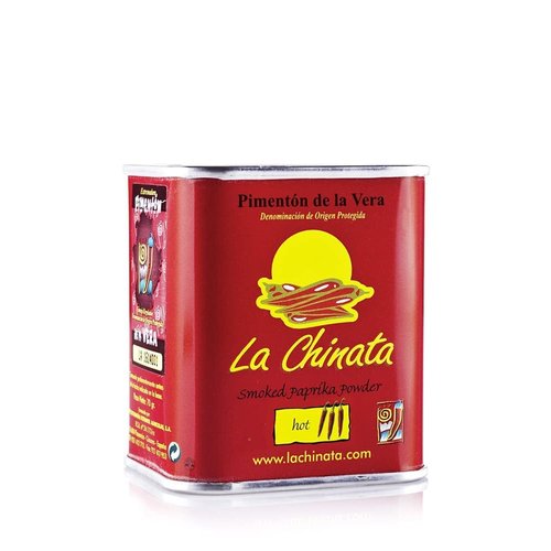 La Chinata. Hot Smoked Paprika Powder. 70g (2.47oz). Pack of 6.
