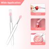 6 PCS Silicone Lip Brush - Yoizyfree Lip Brushes Reusable Lip Mask Applicators Lip Gloss Brush Lipstick Brush Makeup Applicator Beauty Tool Kits for Lipsticks,Lip Gloss,Lip Balm