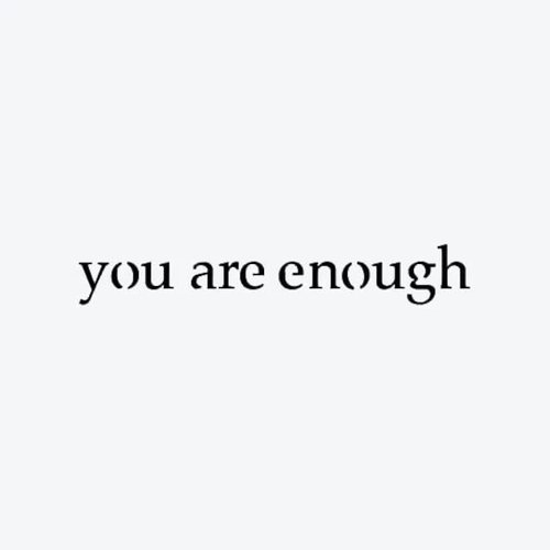 Inkbox Temporary Tattoos, Semi-Permanent Tattoo, One Premium Easy Long Lasting, Water-Resistant Temp Tattoo with For Now Ink - Lasts 1-2 Weeks, You Are Enough Tattoo, YAE, 3 x 3 in