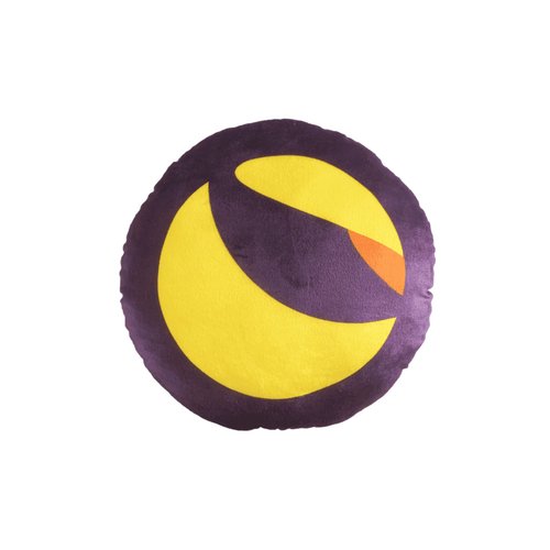 Terra Luna Pillow - Round Stuffed Plush Crypto Pillow by BlockCraft.Shop Luna Plush Pillow