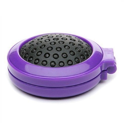 Body Benefits by Body Image Pop-Up Travel Hairbrush with Mirror Attached (Colors May Vary). Inclu...