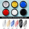 6 Colors Spider Gel, XOINLLA Painting Elastic Drawing Spider Gel , Soak off UV LED Gel Polish, Drawing Nail Gel for Line, DIY Nail Art Manicure with Draw Brush