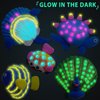 SOOVSY Glow in The Dark Sea Shells Painting Kit, Beach Toys Arts & Crafts Gifts for Girls Boys DIY Creative Supplies Toys for Age 4-6-8-12 Kids Activities