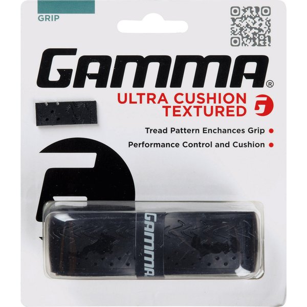 Gamma Sports Tennis Racquet Ultra Cushion Replacement Grips, Textured