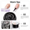 Gellen Solid Nail Glue Gel Kit, 15g Gel Nail Glue and 8w Mini UV Light LED Lamp for Nail Cured, Solid Press on Nail Glue for Acrylic Fake Nail Tips, Solid Gel Glue for Nails Salon Art DIY at Home