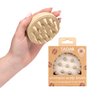 TADA BEAUTY Scalp Massager Hair Shampoo Brush Shower Scalp Scrubber l Hair Scalp Scrubber Head Massager for Stress Relax Hair Growth (Biodegradable Beige)